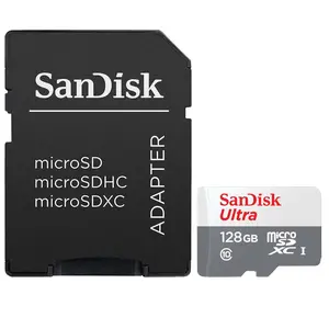 SanDisk 128GB Ultra UHS-I microSDXC Memory Card with SD Adapter