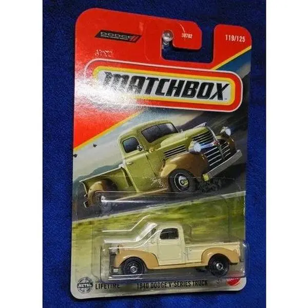 1940 Dodge V-Series Truck Matchbox Die-Cast | Vintage American Work Truck Collector's Edition