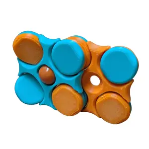 LodeStones: Whorling Magnetic Fidget - PETG 3D Print - Stress Relief Fidget System with Marble & Pocket for Adult Use