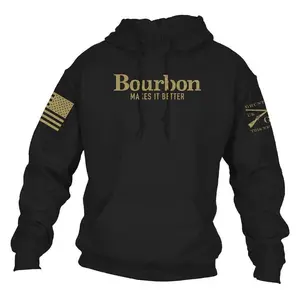 Bourbon Makes It Better Hoodie - Black Bourbon Makes It Better Hoodie - Black