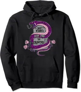 Pastel Goth Snake Cult - Kawaii Black Python Punk Snake Pullover Hoodie - Keithhodges Shop 51B0BVL93ZT6