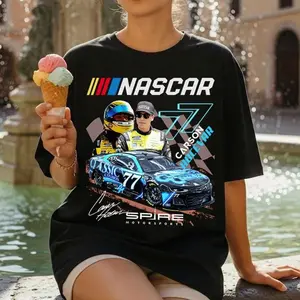 Carson Hocevar NASCAR T-shirt, NASCAR #77 Hocevar Racing Fan Gear, 2026 Motorsport Crewneck Gift, Comfortable Unisex Fit, Trending Now