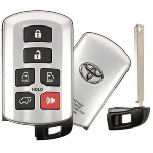 Toyota LOGO Sienna Smart Proximity Key, Push Button Start Keyless Remote FOB with Emergency Key (HYQ14ADR-6B-FOB-LOGO)