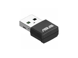ASUS AX1800 Dual-band AX1800 WiFi 6 Nano USB Adapter, Plug and play, WPA3 Network Security, 5GHz frequency band, Compatible with Windows 10 & 11 (USB-AX57 Nano), TAA Compliant