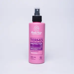 Menta Hair Termo Protector 250ml - Ultimate Heat Protection Against 480°F with Enhanced Shine & Anti-Frizz Effects for Styling - Glossy Haircare