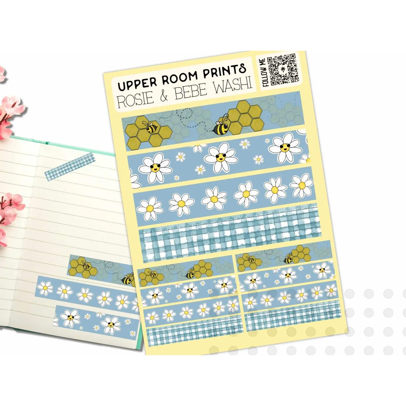 Rosie & Bebe Washi Sticker Sheet