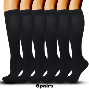 Compression Socks for Men and Women Sports Stockings for Running Cycling Basketball Football Hiking Ideal for Circulation Support Athleisure Crewsocks