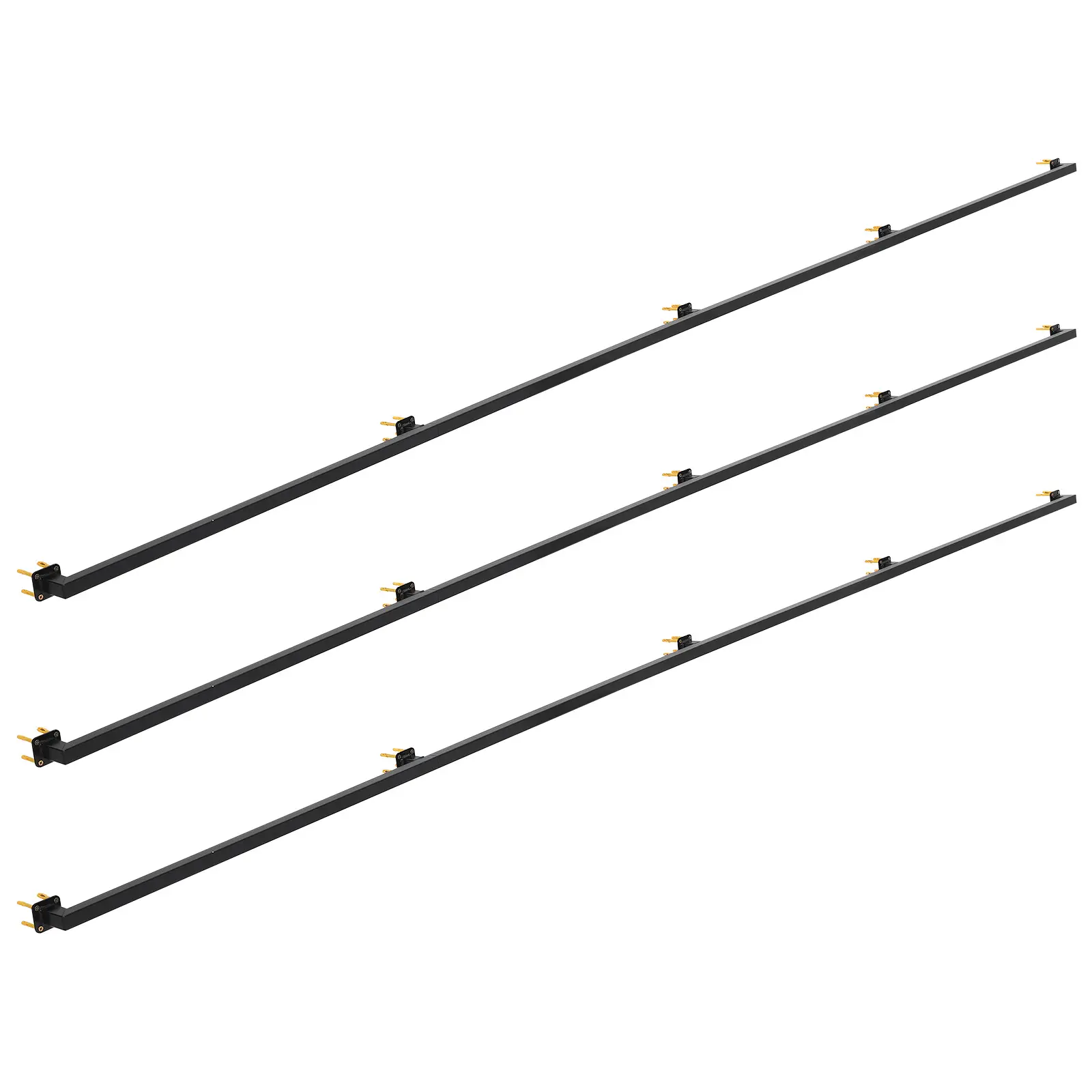 Garvee Heavy Duty Black Metal Stair Railing - Industrial Wall Mounted Handrail with 500lbs Load Capacity - Modern Safety Support for Indoor & Outdoor Stairs, Home, Loft, Porch, Deck, Garage, Patio