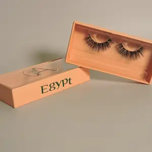 Egypt 3D Faux Mink Strip Lash 15-18MM Lightweight Fluffy Fiber Extensions for Luxurious Beauty