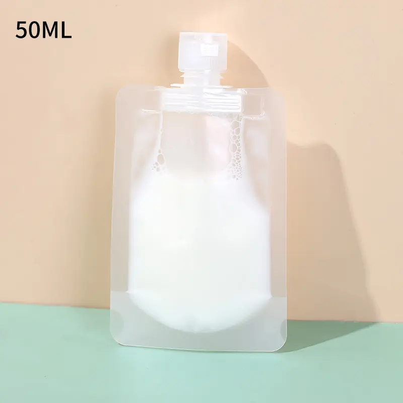12 Counts Reusable Plastic Pouches, Squeeze Bulk Pouches, Clear Juice Drink Bags for Adults Travel Beverage