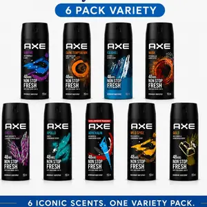 Axe Body Spray 150ml 6-Piece Assorted Scent Pack