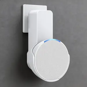 Echo Pop Wall Mount | No Drill | Cable Hidden Storage | Alexa Speaker Holder Stand - Maxonar