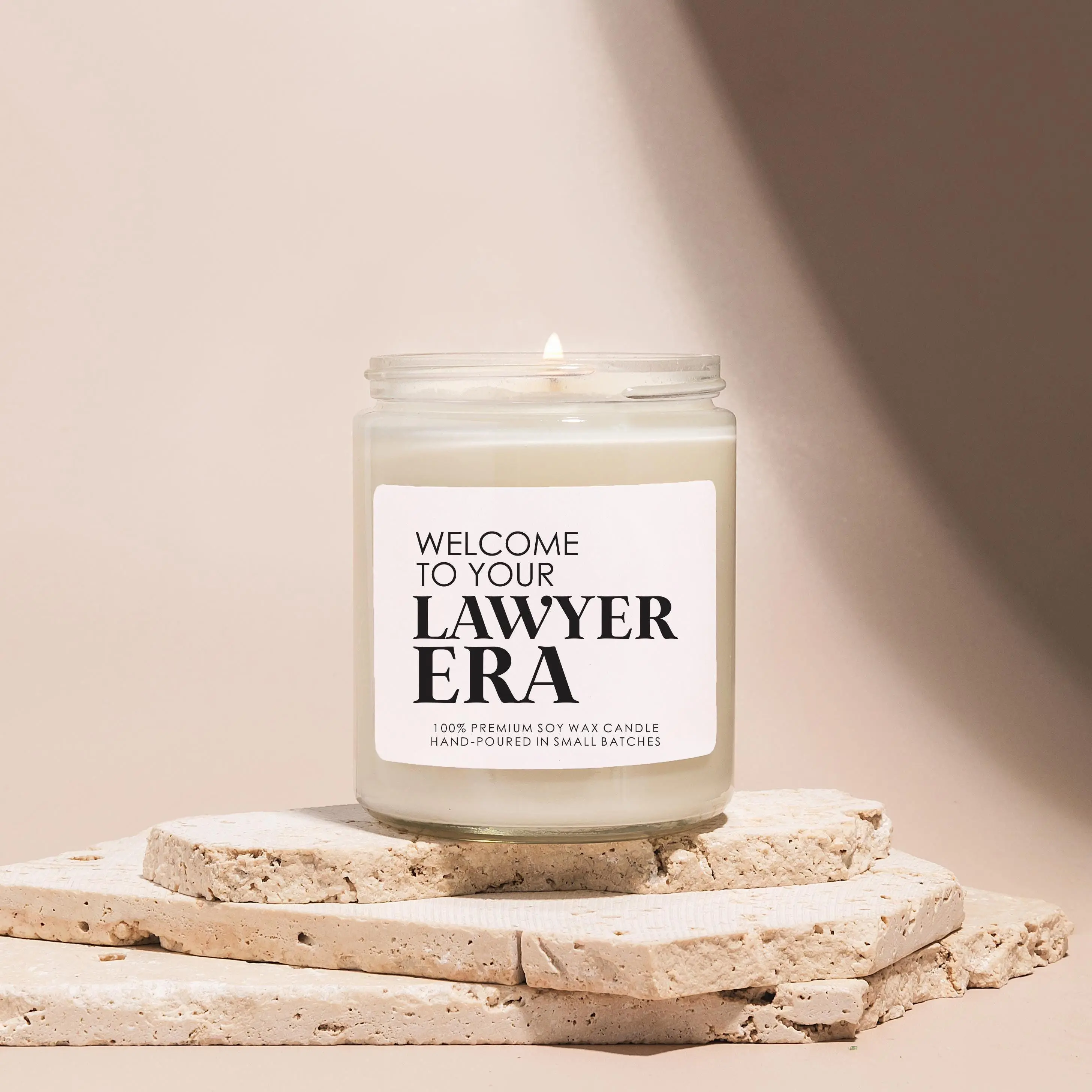 New Lawyer Candle Gift for Her, Lawyer Era Candle, Future Lawyer, Bar Exam Candle Gift, Law Student Gift, Law School Acceptance Candle