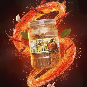 Spicy Instant Rice Paper And Fried Onion 10.5oz - Bánh Tráng Muối Vô Tri Vietnamese Food Product