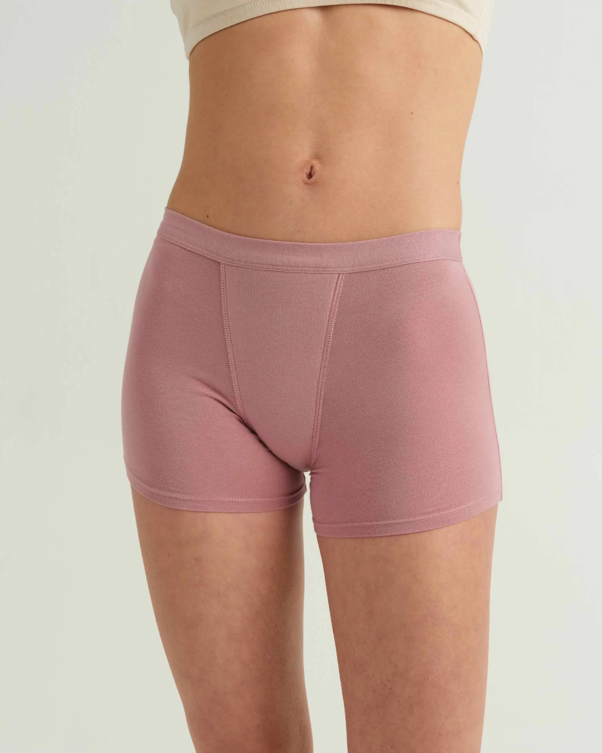 Leakproof Cotton Sleep Short Underwear Nightwear Breathable Elastic Womenswear