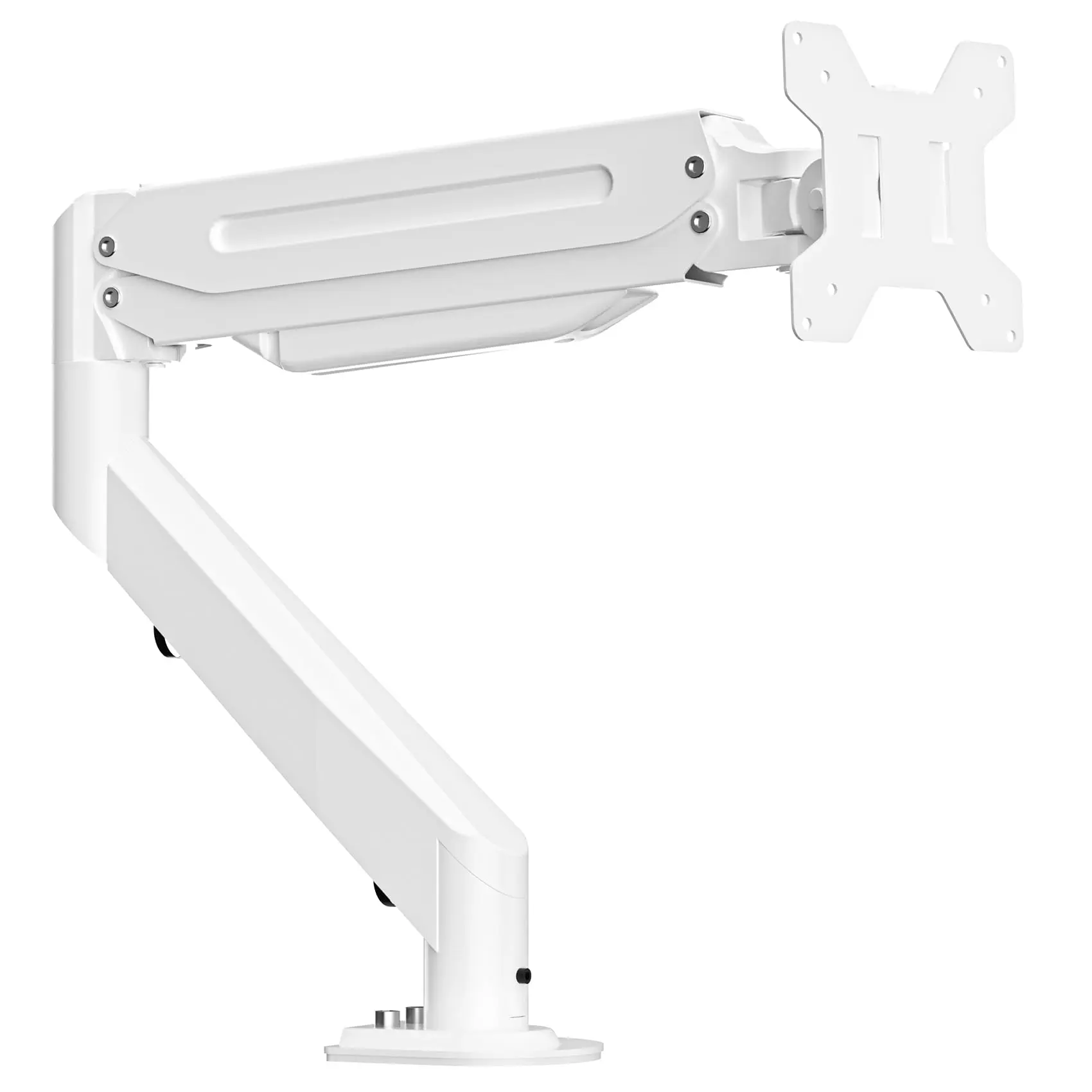 [Big Deal]Suptek Monitor Mount Gas Spring Monitor Arm Desk Mount Fully Adjustable Fits 17-32 inch Monitors Weight Capacity up to 22 lbs