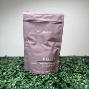 Nutriplus Delish Instant Coffee with Chicory & Collagen Blend 100g - Smooth Roasted Flavor Lower Caffeine Ideal for Any Time