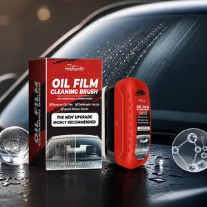 Multifunctional Car Windshield Cleaner, Car Glass Oil Film Remover, Anti-Fog Glare Reduction Cleaning Brush for Auto Daily Maintenance