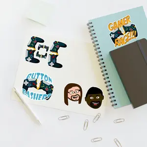BUTTON BASHERS Sticker Sheet