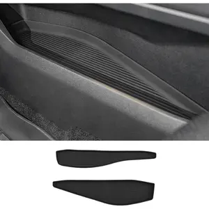 Gear Shift Side Storage Compatible with 2021-2025 Ford F150 Silicone Center Console Side Lower Storage Tray Gear Shifter Organizers 2PCS for 2024 F-150 Acc
