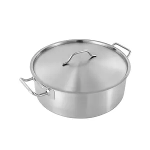 11 Quart Stainless Steel Stock Pot Large Capacity Cooking Pot For Soups Stews Pasta Hot Pot Family Meals Restaurant Kitchen Durable Induction Gas Stove Compatible Cookware