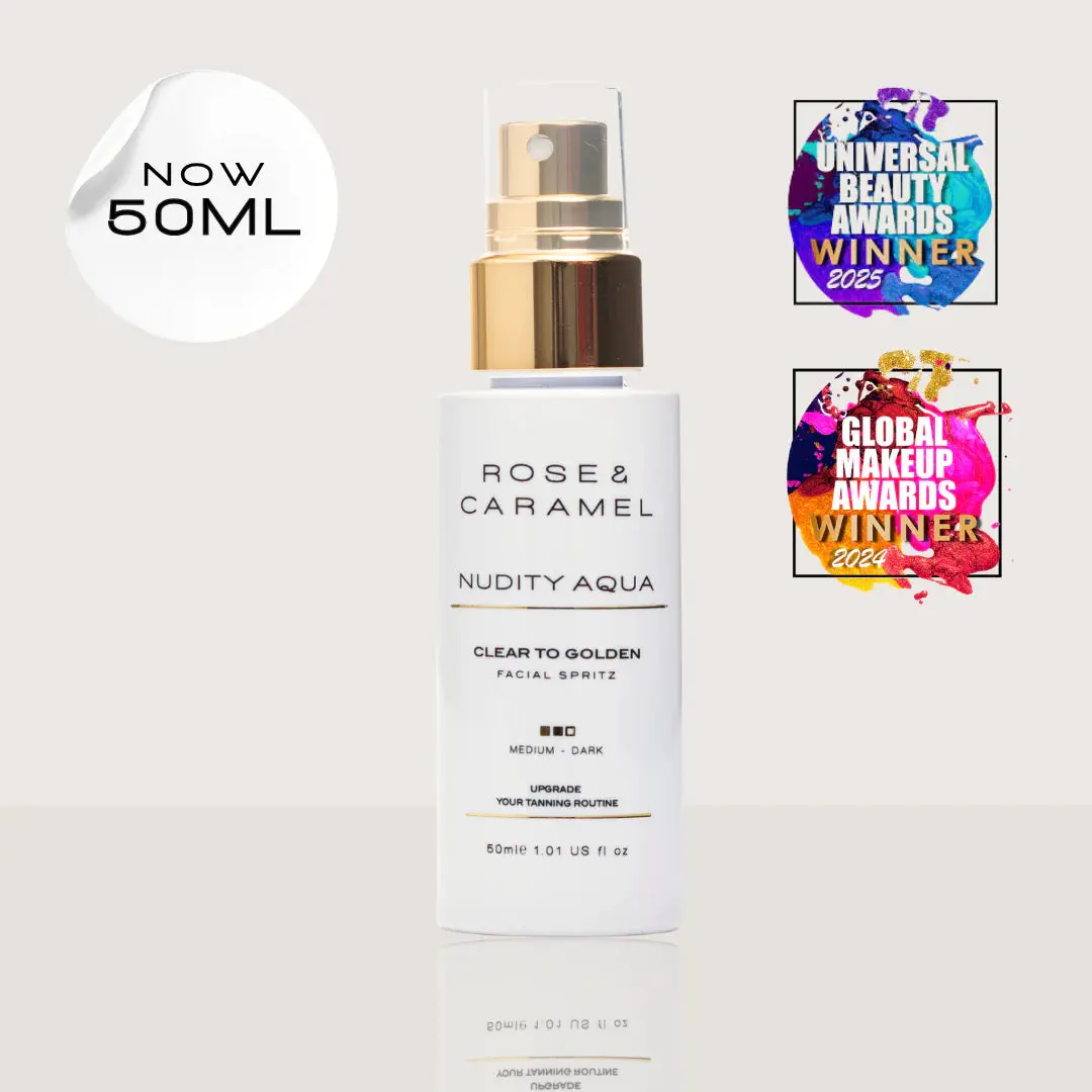 Nudity Aqua Tanning Facial Mist - Clear to Golden