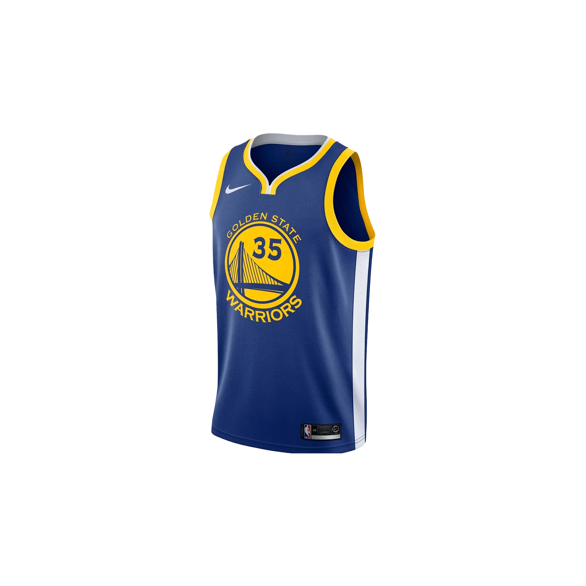 NBA GS Warriors Away Icon Swingman Jersey "Durant" 864475 496
