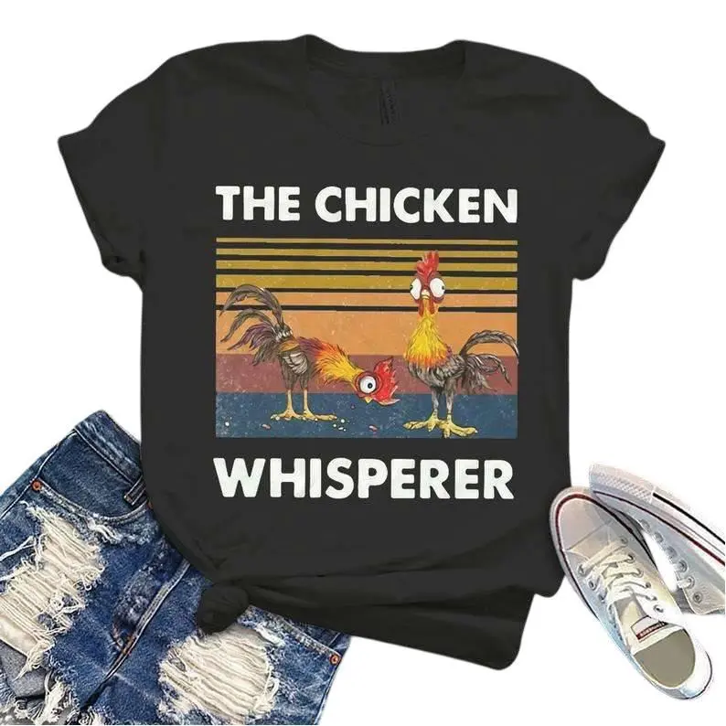 Hei Hei The Chicken Whisperer Vintage T-Shirt – Fun Moana Character Graphic Tee