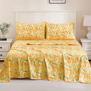 Queen Sheet 4,Z-Meadow Ultra  Microbifer, 1600 Count Oeko-Tex, 14-16 Inch Deep Pocket Durable Wrinkle Free