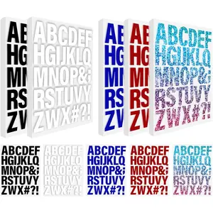 30 Sheets 930 count Iron on Letters for Clothes 1.6 Inch Heat Transfer Letters with A-Z Iron on Vinyl Letters in 5 Colors PU Alphabet Adhesive Stickers for DIY Printing Craft Fabric T-Shirt Jersey