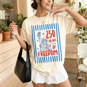 Comfort Colors America 250th Anniversary TShirt 250 Years T-Shirt USA 250 TShirt America 250 Tee Liberal 4th Of July T-Shirt 1776 2026 TShirt Fourth Of July Tee