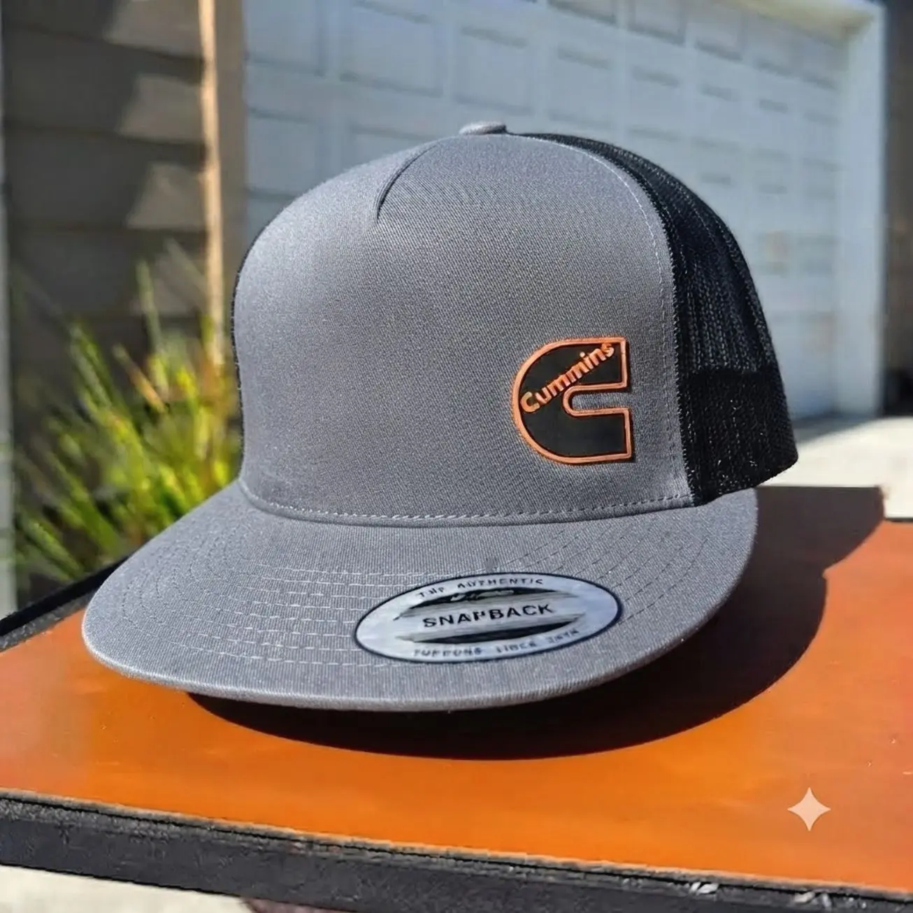 CUMMINS Leather Retro Hat Trucker Hat Many Colors Snapback Hat, Unisex Casual Street Style, Gift Idea For Her Him, Unisex Everyday Wear
