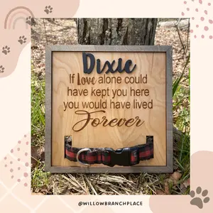Personalized Dog Remembrance Frame, Dog Sympathy Gift, In Memory of pet, Pet Loss, Pet Memorial