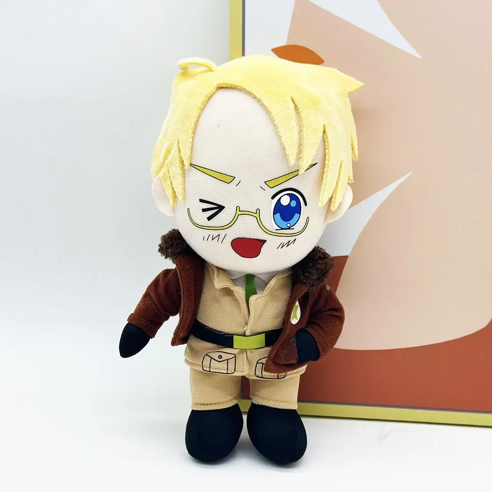 26cm Alfred F. Jones Plush Doll Anime Hetalia Axis Powers USA Country Cosplay Stuffed Toy Birthday Gift