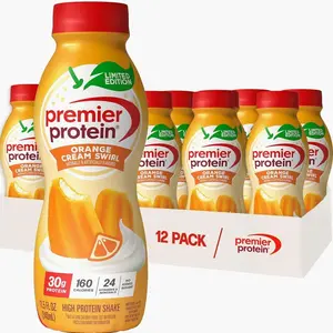 Premier Protein Shake, Café Latte, 30g Protein, No Added Sugar, 24 Vitamins & Minerals to Support Immune Health, 11.5 fl oz, 12 Pack