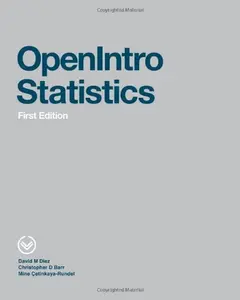 USED Book - OpenIntro Statistics: First Edition by David M Diez (Paperback) - english