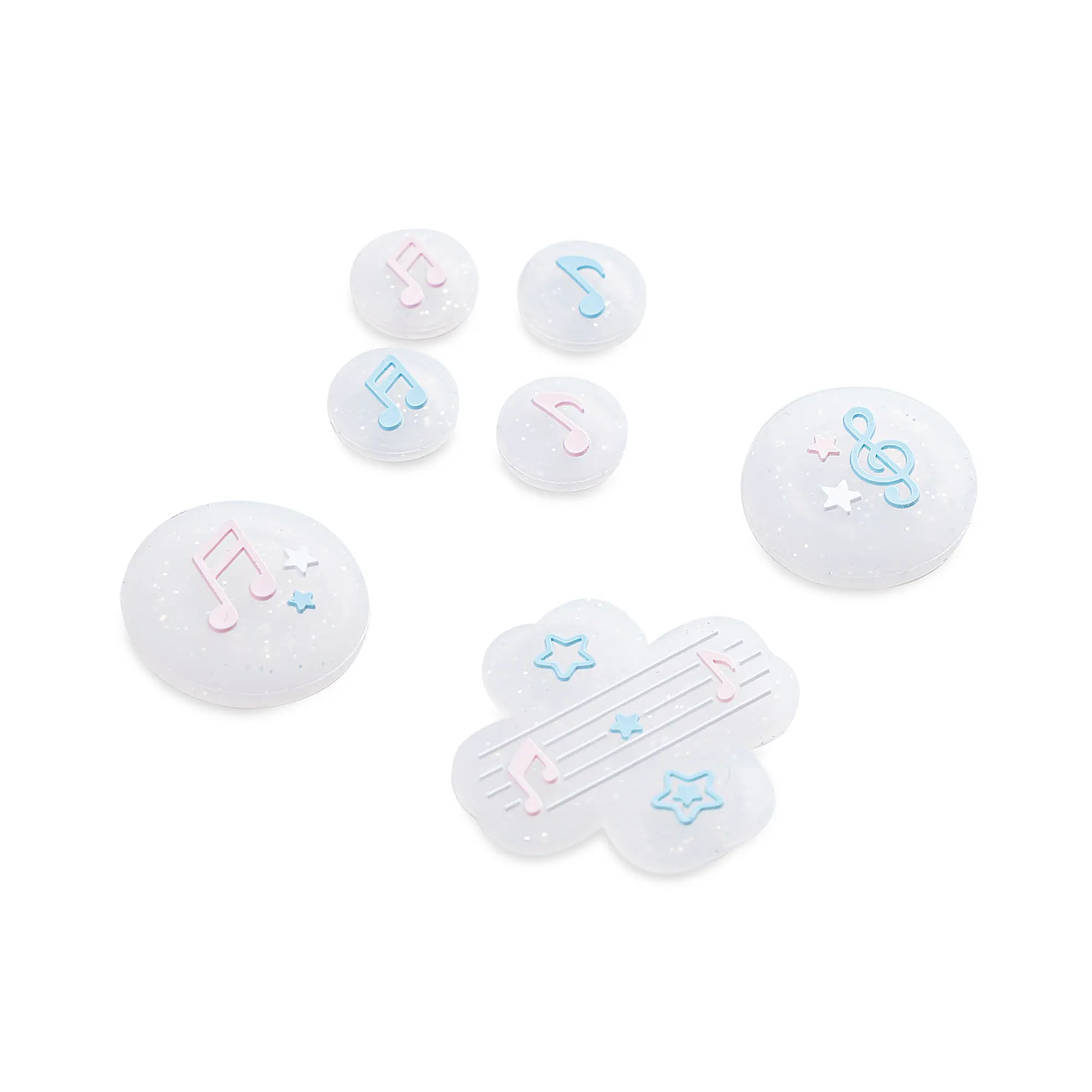 GeekShare Cute Silicone Thumb Grip Caps for Switch 2 Controller, Anti-Slip Joystick Covers, Stylish Gaming Accessories