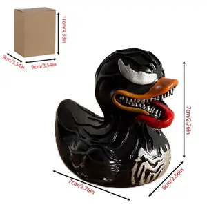 2026 New Creative Odd Duck Resin Figurine, Party Desk Ornament, Funny Evil Duck Statue, Unique Home Decor, Fun Office Decoration