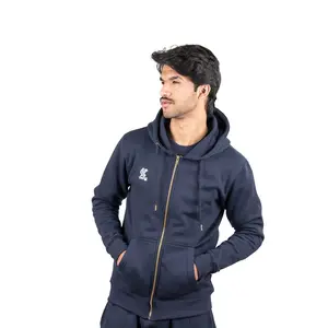 Osprey Store Men's Cotton-Blend Fleece Full-Zip Hoodie with Kangaroo Pocket