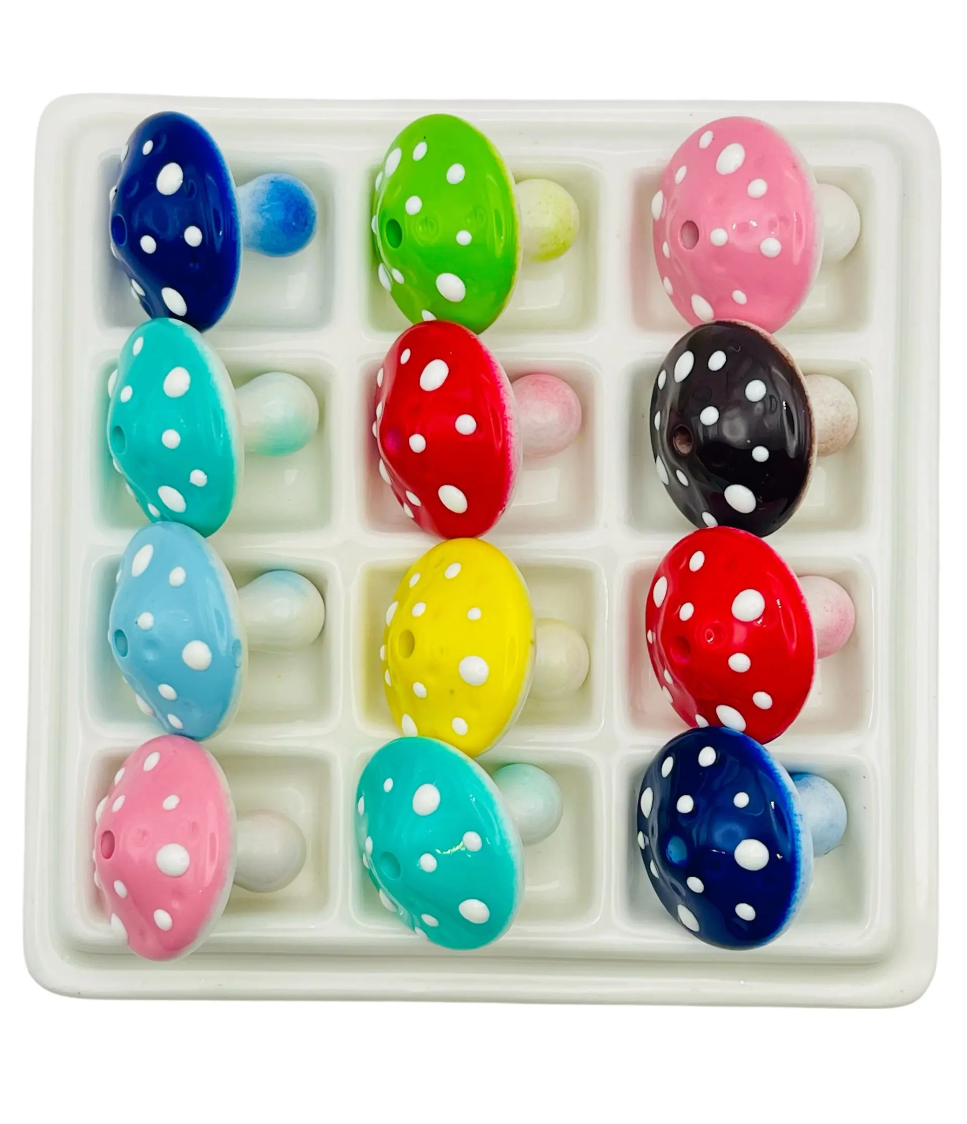 Whimsical Mix Cats Cowboy Hats Mushrooms Dice Apples & More Acrylic Beads for Jewelry Making Assorted Shapes Vibrant Colors Durable Material Beaded Tassel Charms Crafts