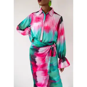 Nawra Chiffon Long Sleeve Top