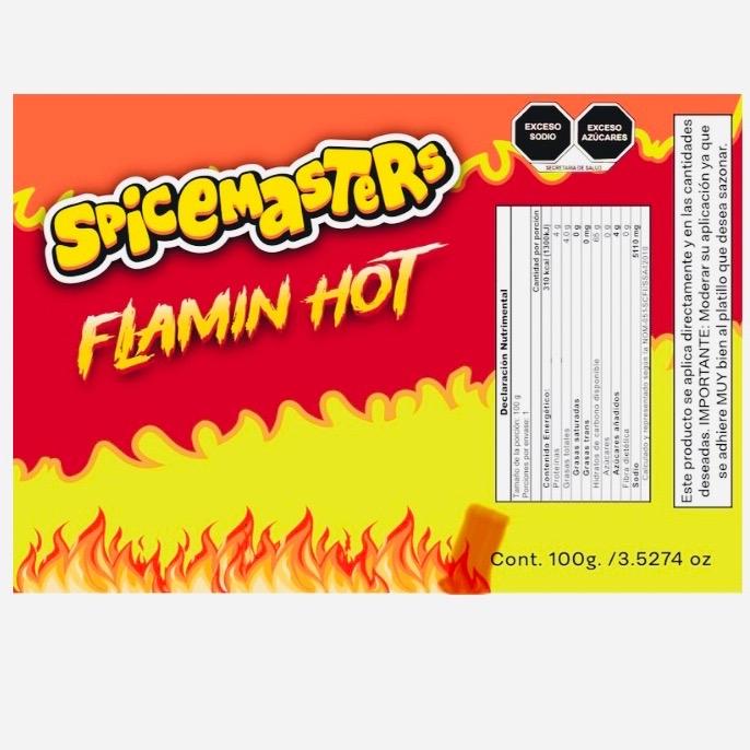 SPICEMASTERS DUO FLAMING HOT SEASONING Powder Flavor Authentic Mexican Bulk Single savory dish Salt Extra Fancy Taco Chili bundle Addictive Natural