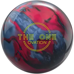Ebonite The One Ovation Bowling Ball - Steel/Red/Black