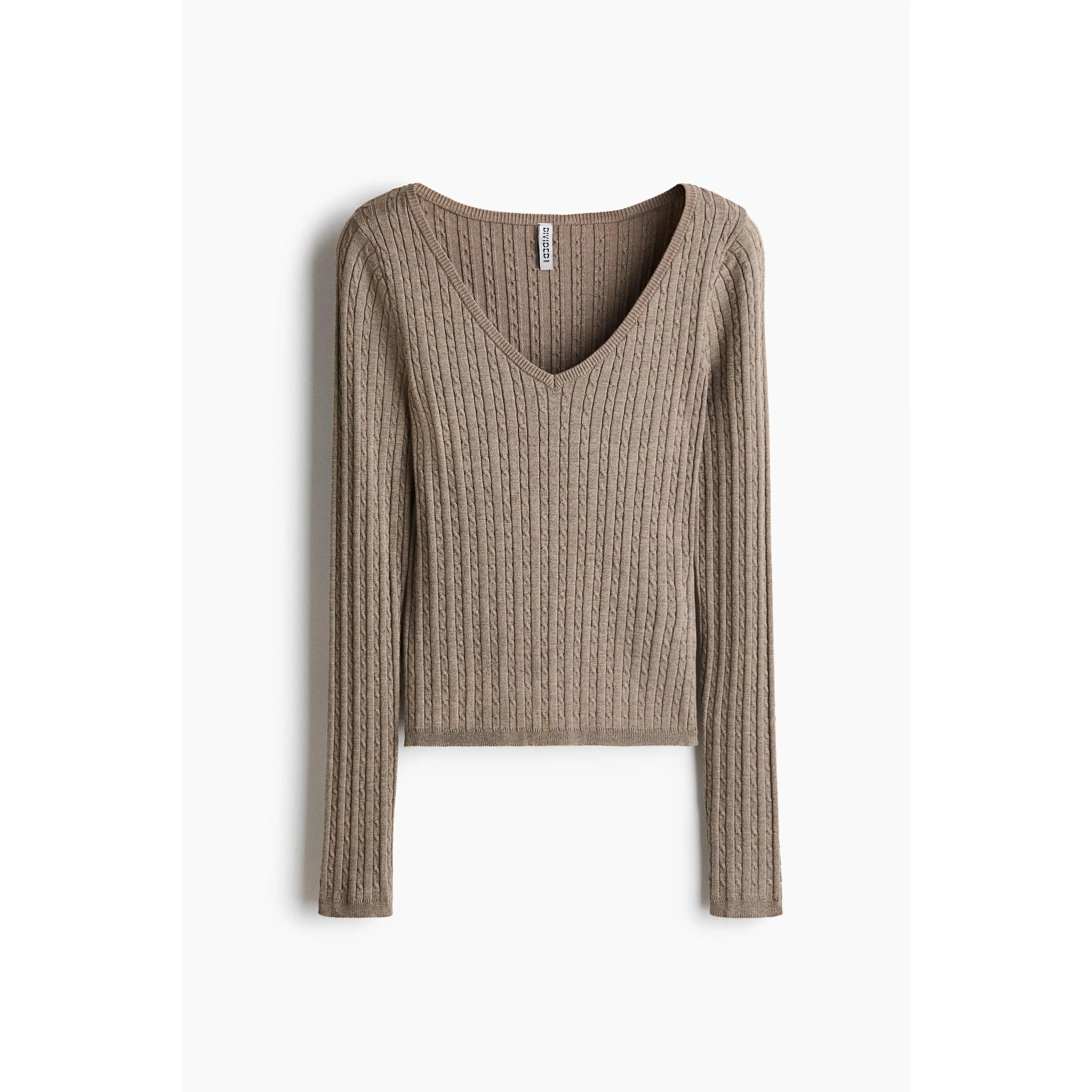 H&M Cable-knit viscose-blend jumper
