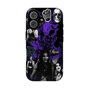 WWE Wrestler Rhea Ripley Design Dual-Layer Film Phone Case — Compatible with iPhone 12, 13, 14, 15, 16, 17 — Shockproof & Non-Yellowing — The Perfect Gift Choice