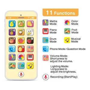 Toy Phone English Education Puzzle Toy, Recording Function, 7 Modes, Lithium Battery, USB PD Charging, Model Xinghao 18101