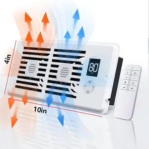 Intelligent Air Ventilation Air Conditioner Wind Enhancer for Cold & Hot Air Boosting with Aromatherapy Function 10-Speed