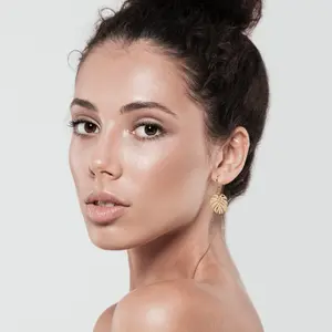 Leaf Earrings Jewelry Tropical Earrings Plant Lady Minimalist Earrings Dangle Earrings