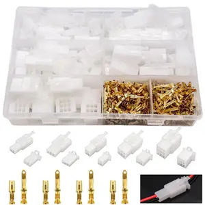 432pcs Automotive Electrical Wire Connectors Kit 2.8mm 2 3 4 6 9 Pin Automotive Electrical Wire Male Female Socket Plug and Pin Header Crimp Wire Terminals Connector Assortment Kit
