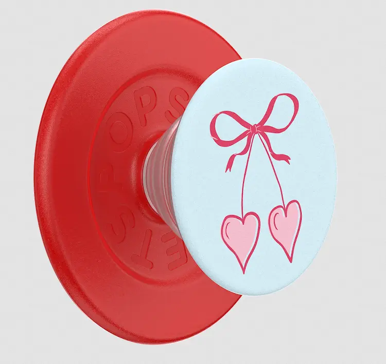 PopSockets Simply Sweet Hearts MagSafe PopGrip, Cellphone-Mobile Phone Holder Mount, Phone Accessories
